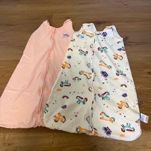 Three cotton sleep sacks 18-24 months